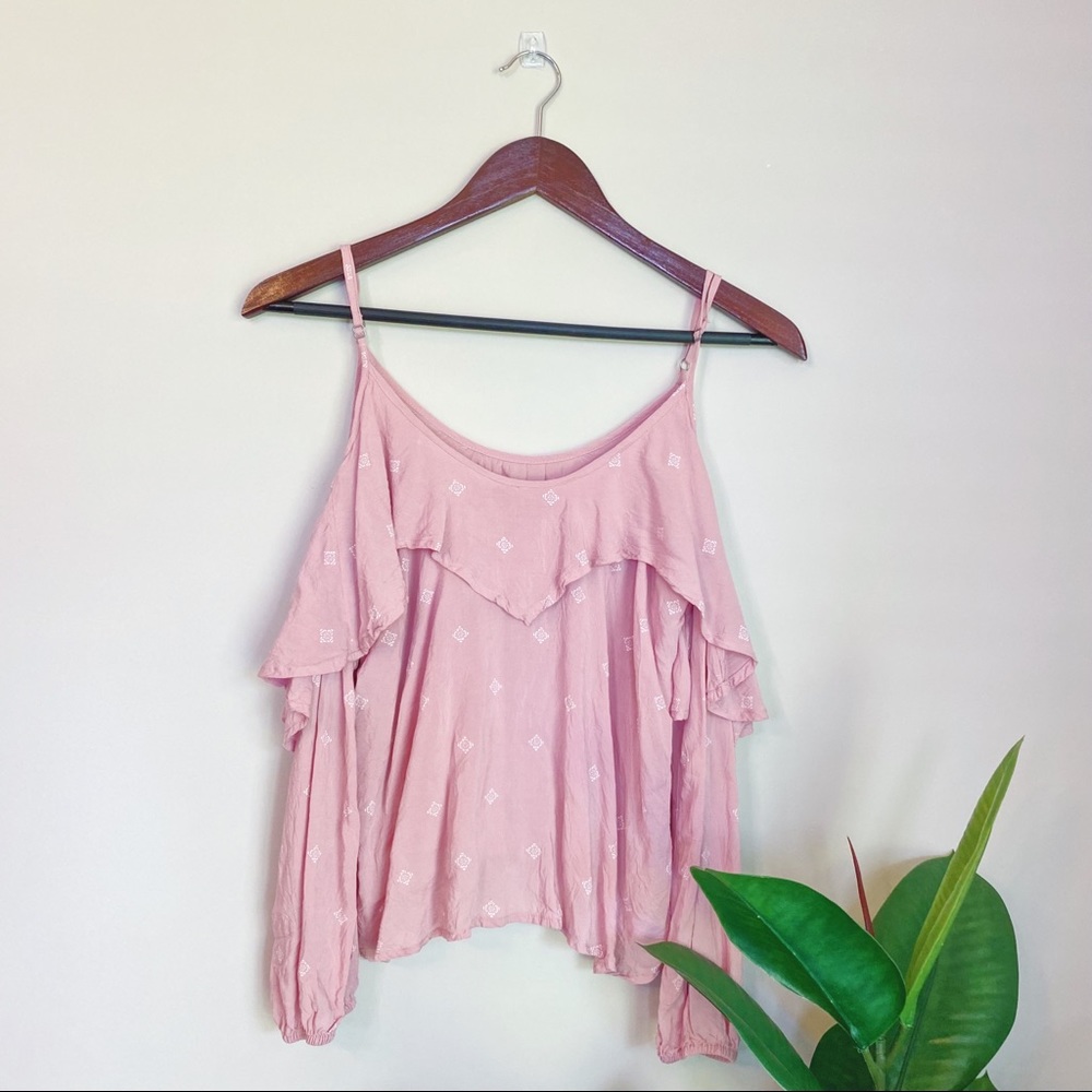 Abercrombie & Fitch cold-shoulder blouse